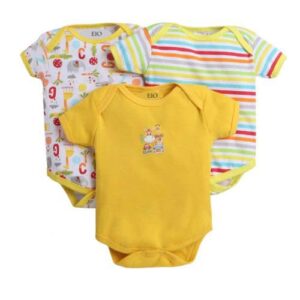 New Born Baby Multi-Color Cotton Sleep Suit Romper